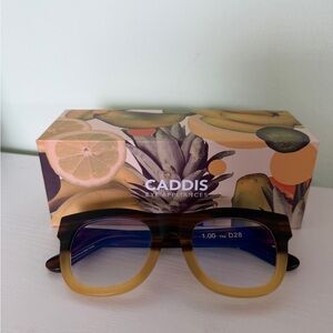 Caddis D28 Readers Glasses in Bullet Coffee